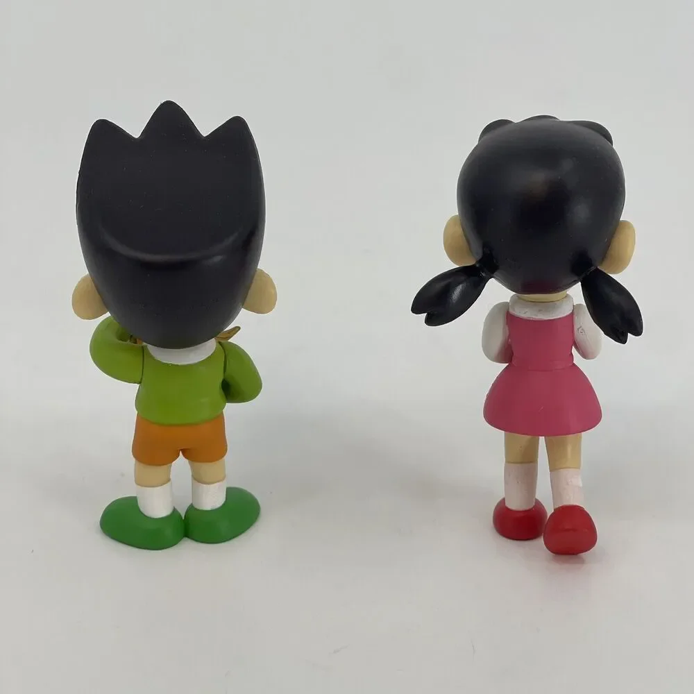 Lot of 2 Doraemon Figures Fujiko Shizuka & Suneo Japanese Manga Figurines